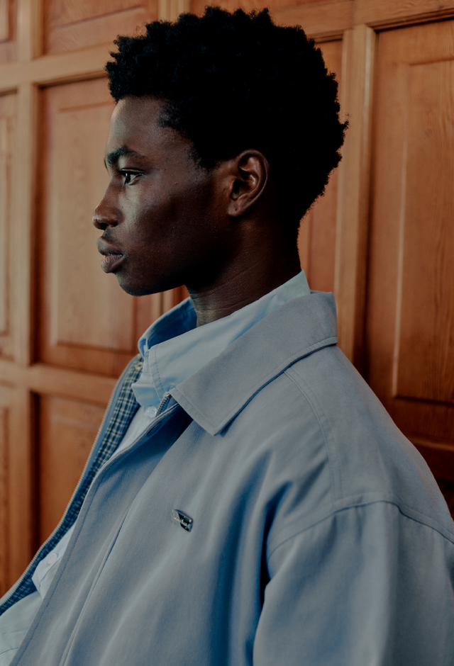 BABY CHECK HARRINGTON JACKET