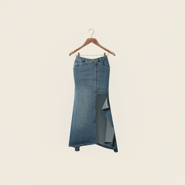 THE CASCADE DENIM SKIRT