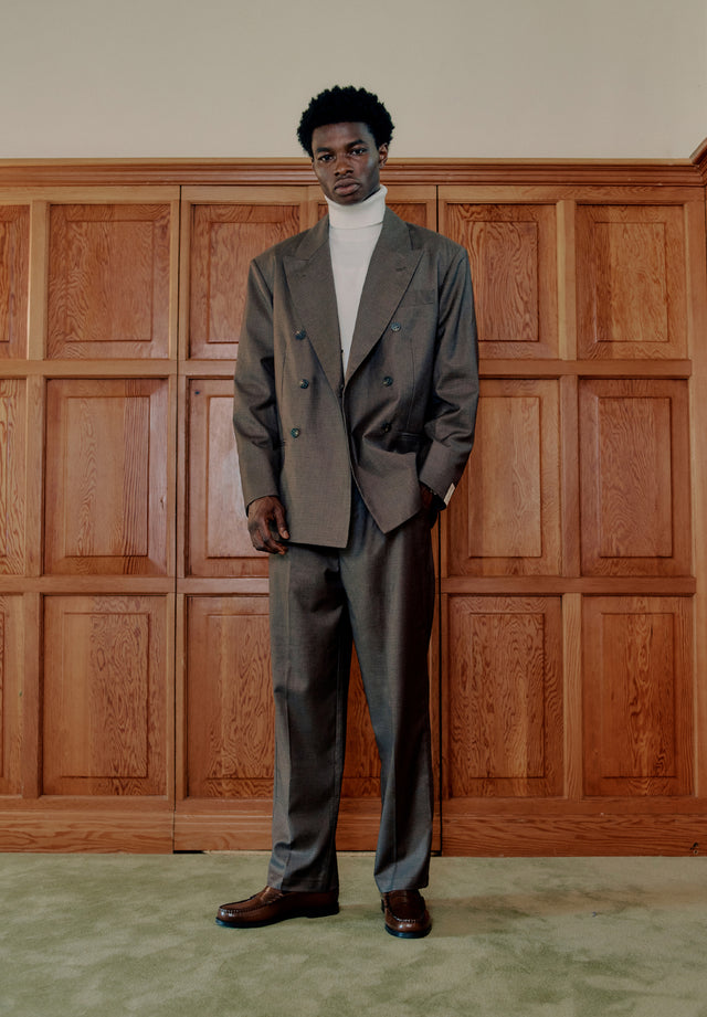 DOUBLE BREASTED SUIT JACKET