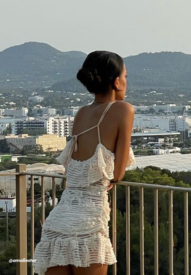 FIORE BIANCO DRESS