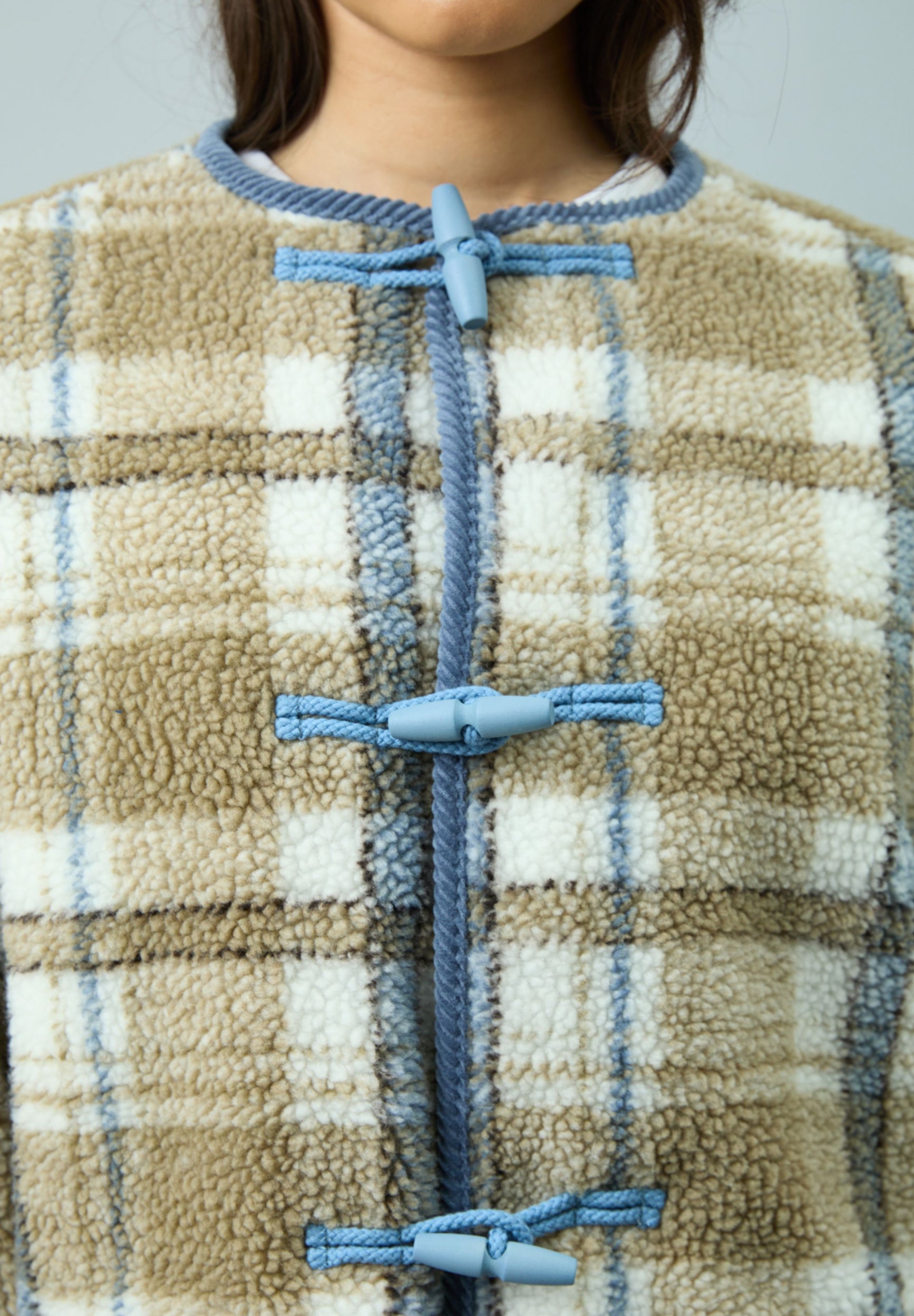 FLEECE SCARF JACKET