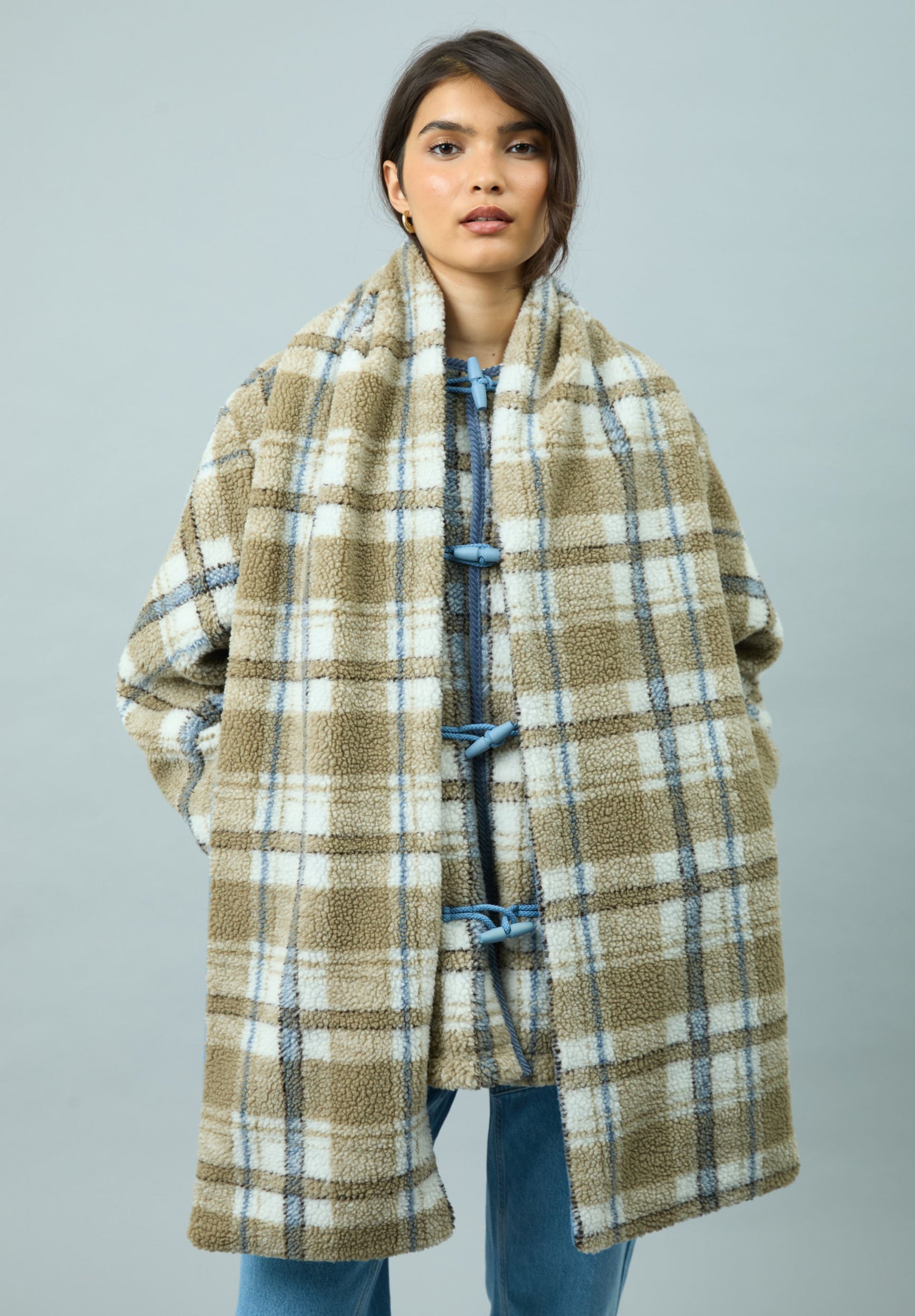FLEECE SCARF JACKET