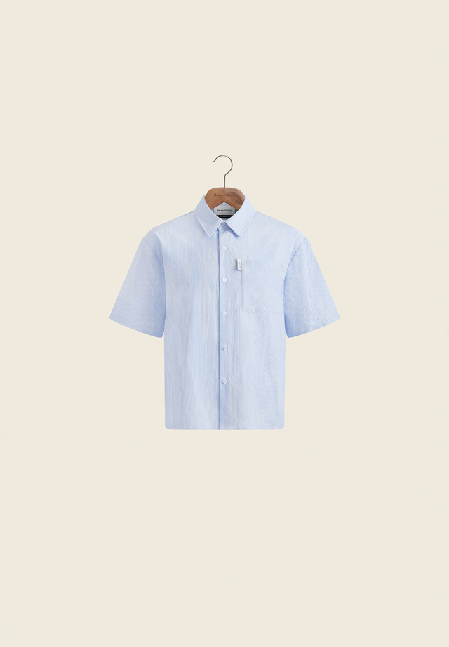 SEERSUCKER BOX FIT SHIRT