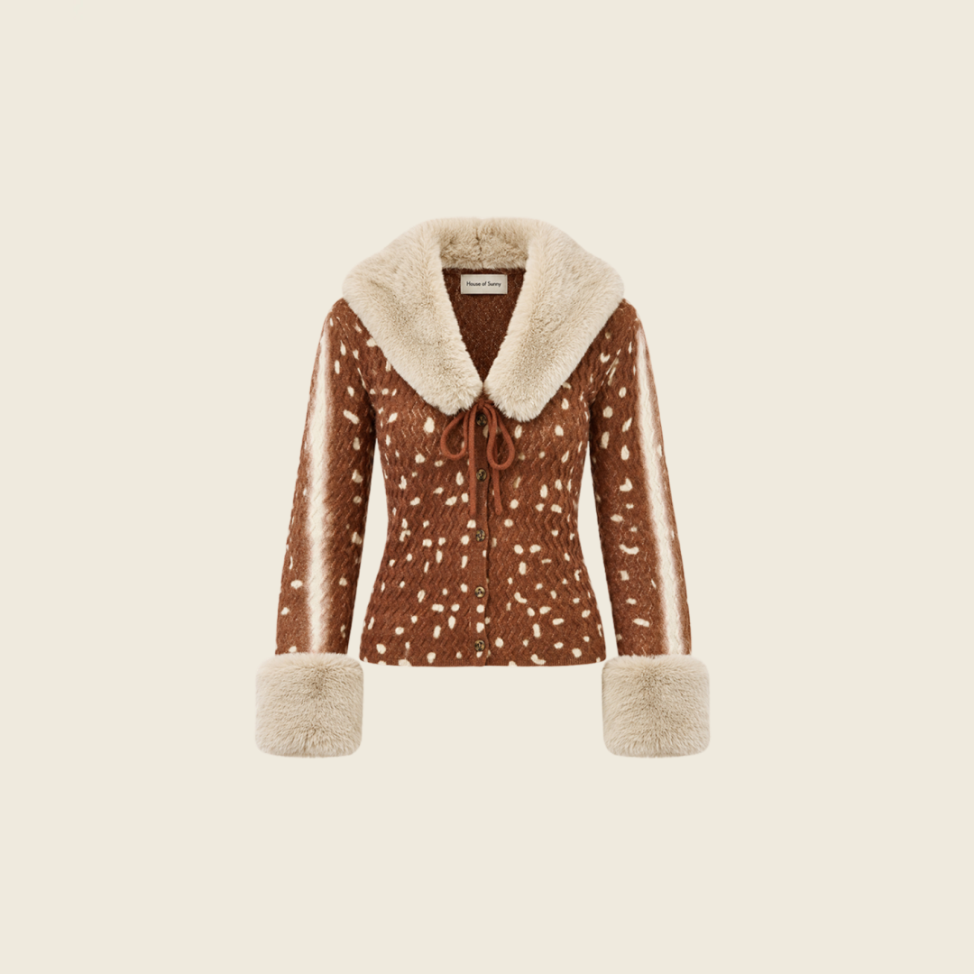 BAMBI FUR COLLAR PEGGY