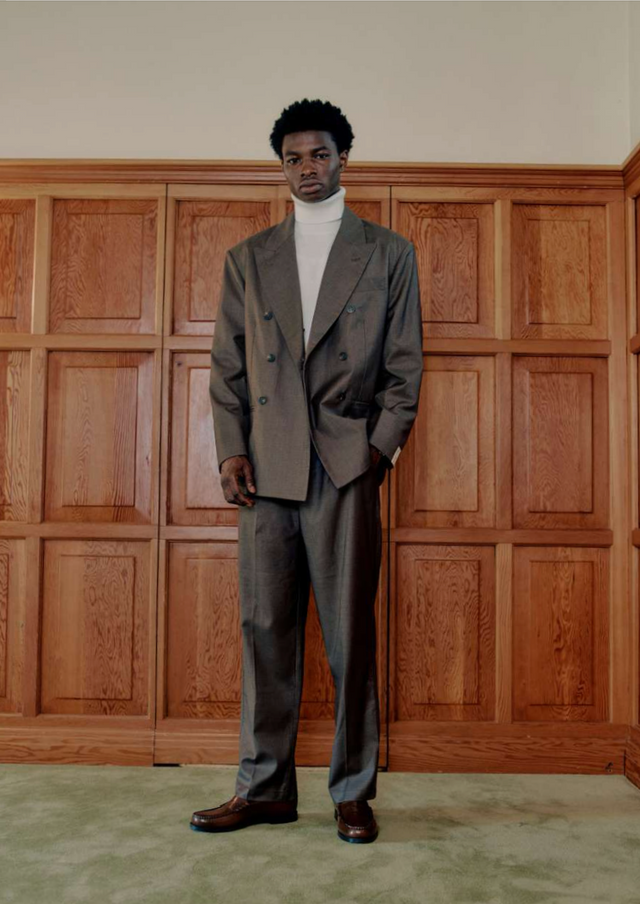 DOUBLE BREASTED SUIT JACKET