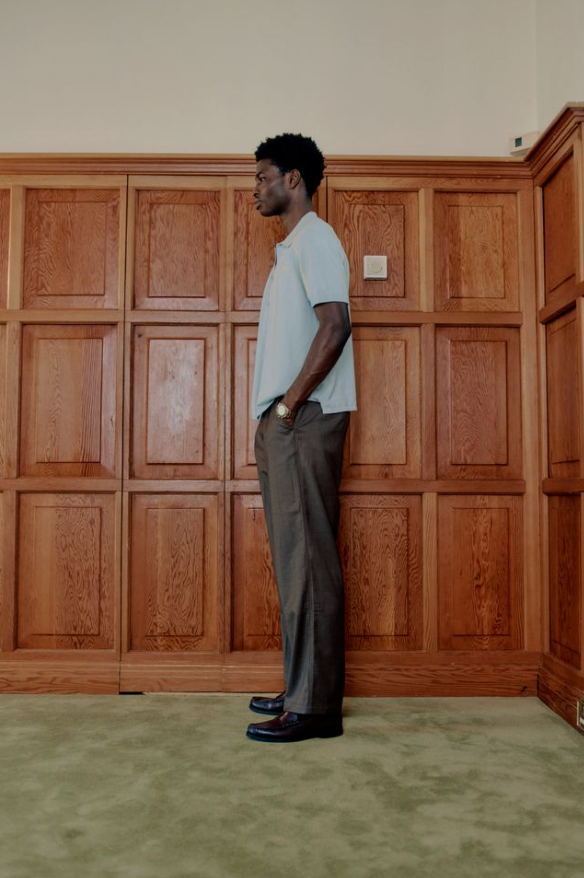 BUTTON DOWN KNITTED POLO