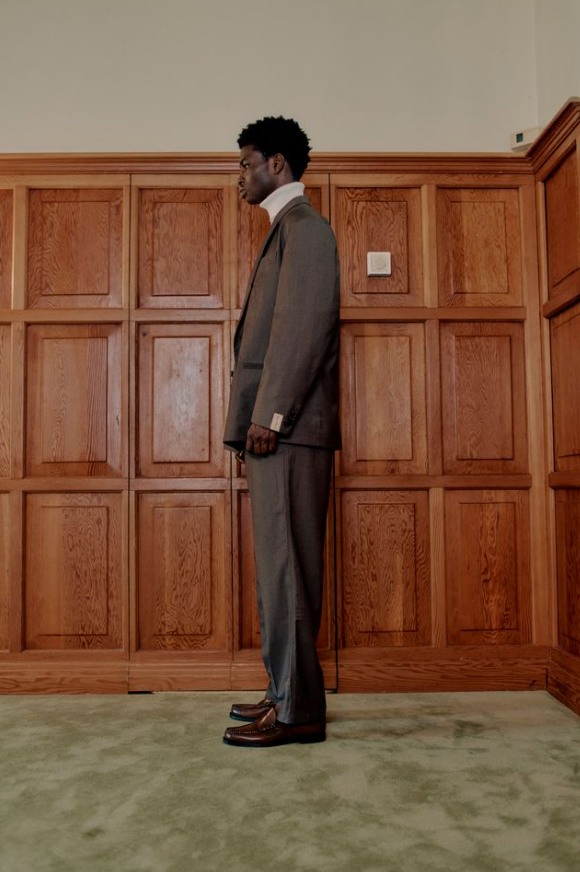 PLEATED SUIT TROUSER