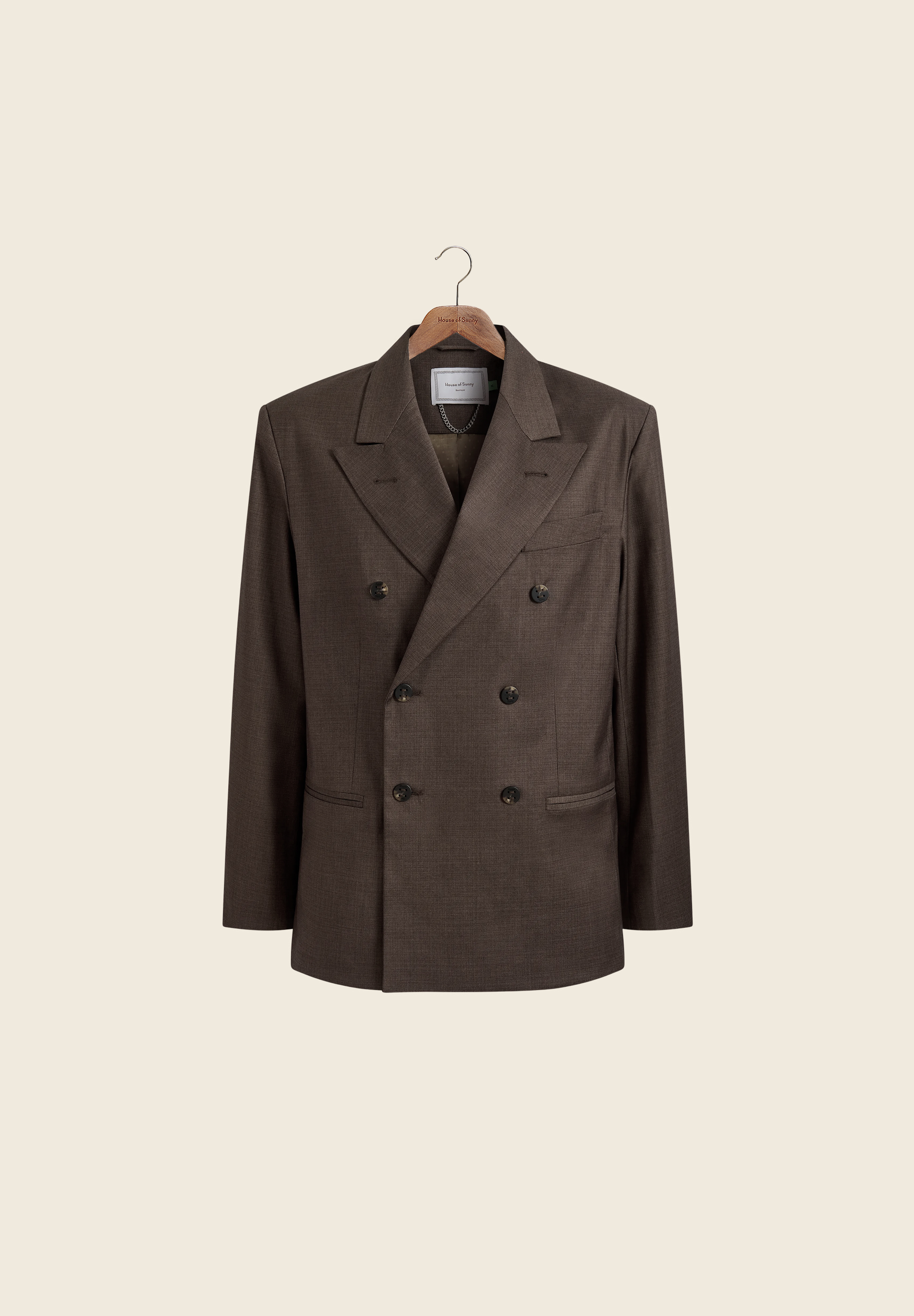 DOUBLE BREASTED SUIT JACKET