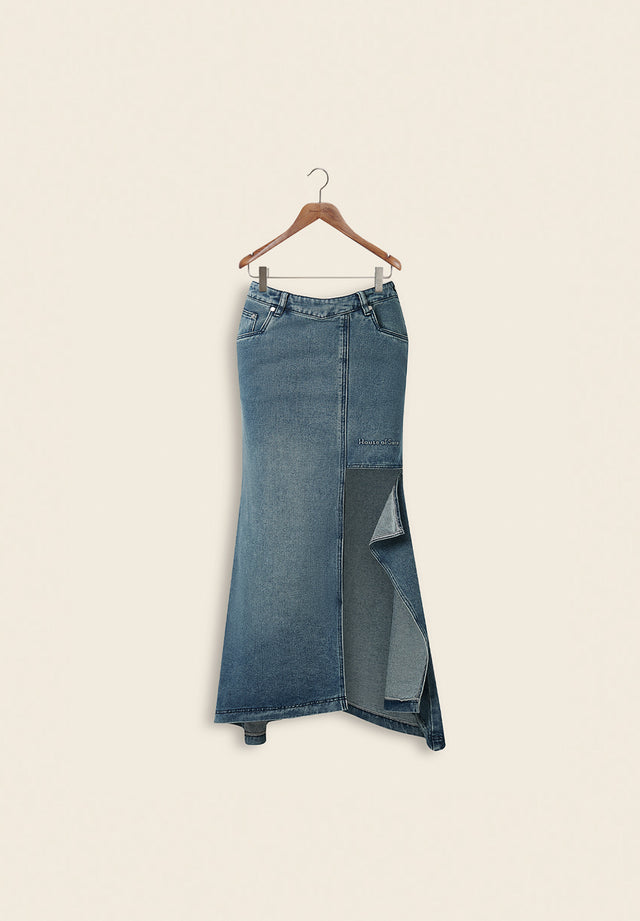 THE CASCADE DENIM SKIRT