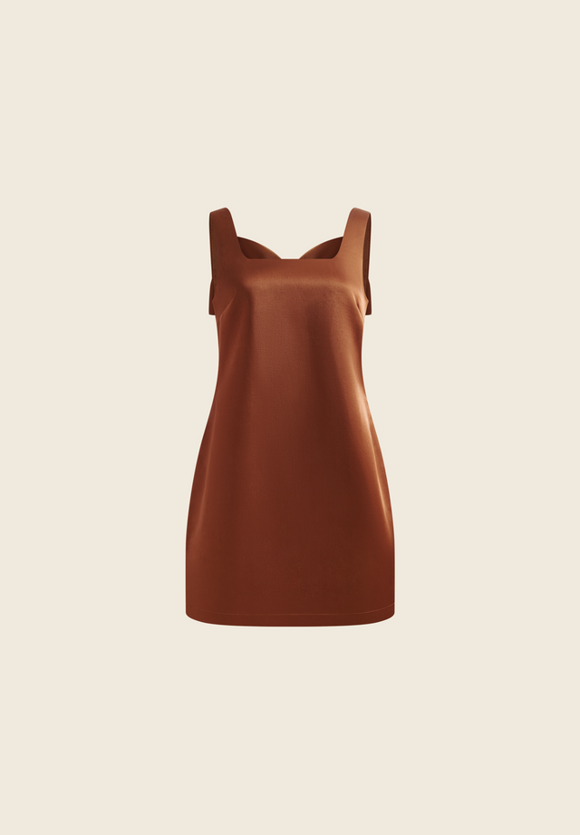 THE MINI SATIN SHIFT