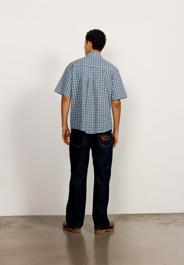 GRANDAD CHECK BUTTON DOWN