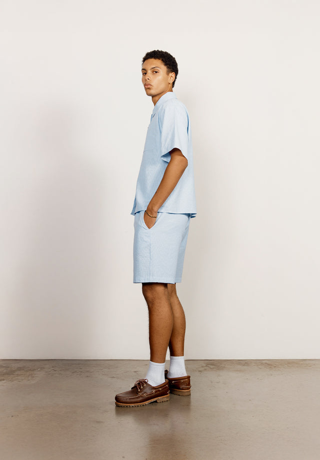 SEERSUCKER BOX FIT SHIRT