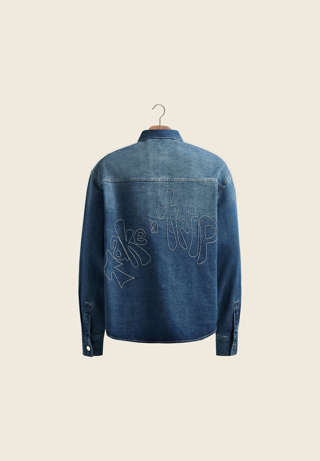 TAKE A TRIP TOPSTITCH SHIRT