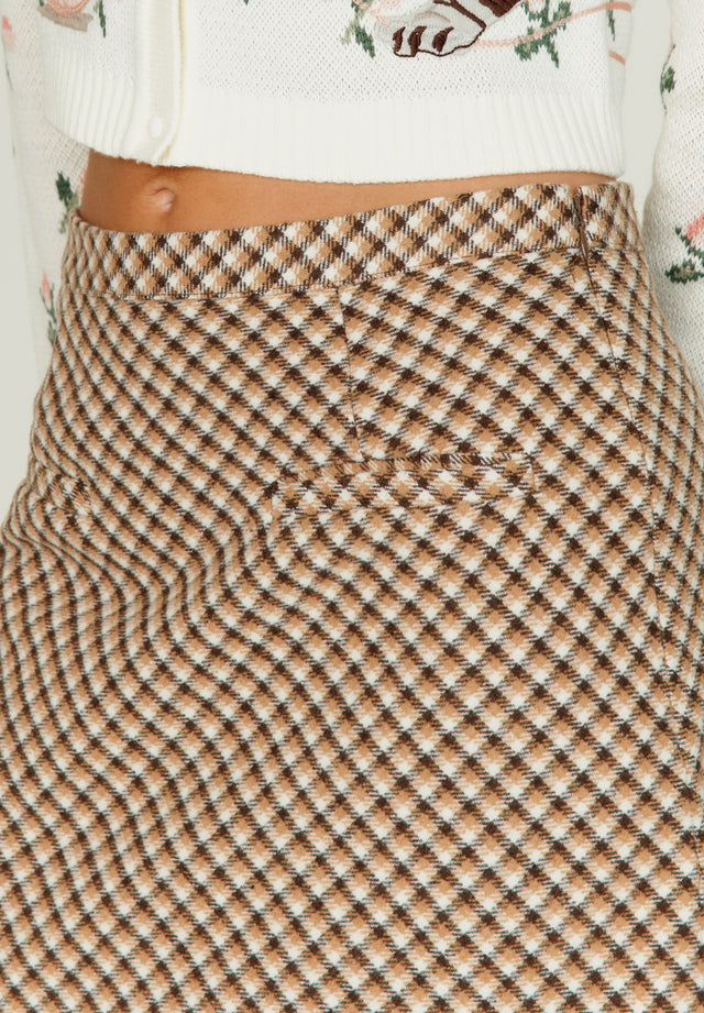 RETRO BLANKET SKIRT