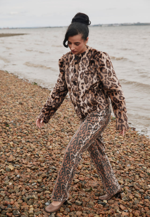 LEOPARD JESSIE DENIM
