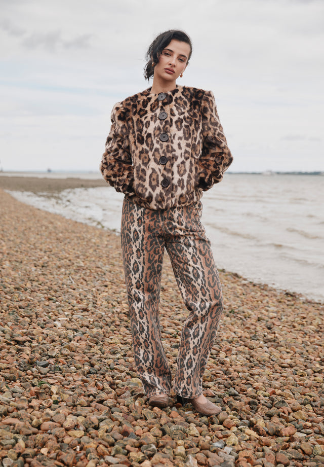 LEOPARD JESSIE DENIM