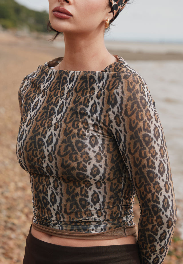 LEOPARD MULTI LAYERED LONG SLEEVE