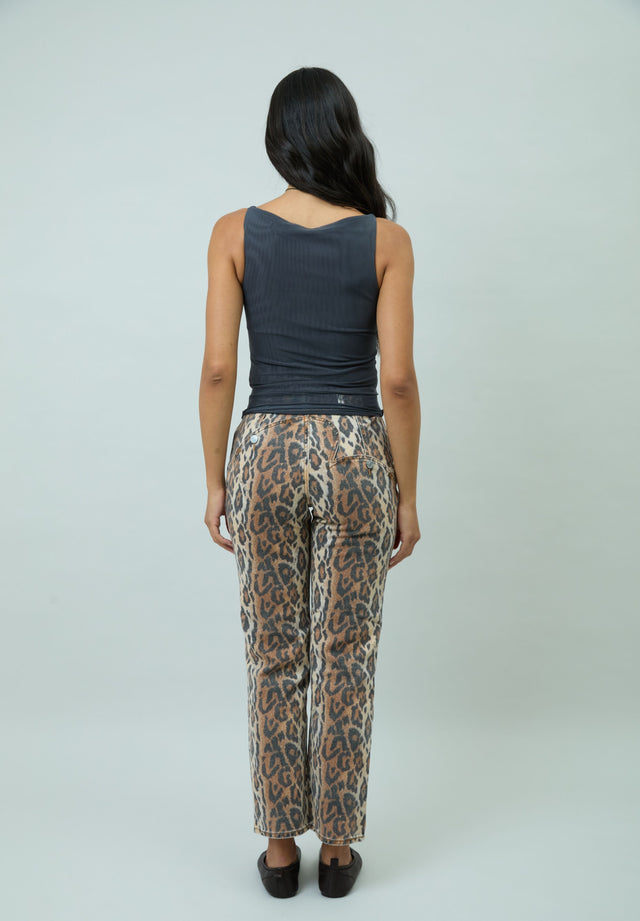 LEOPARD JESSIE DENIM