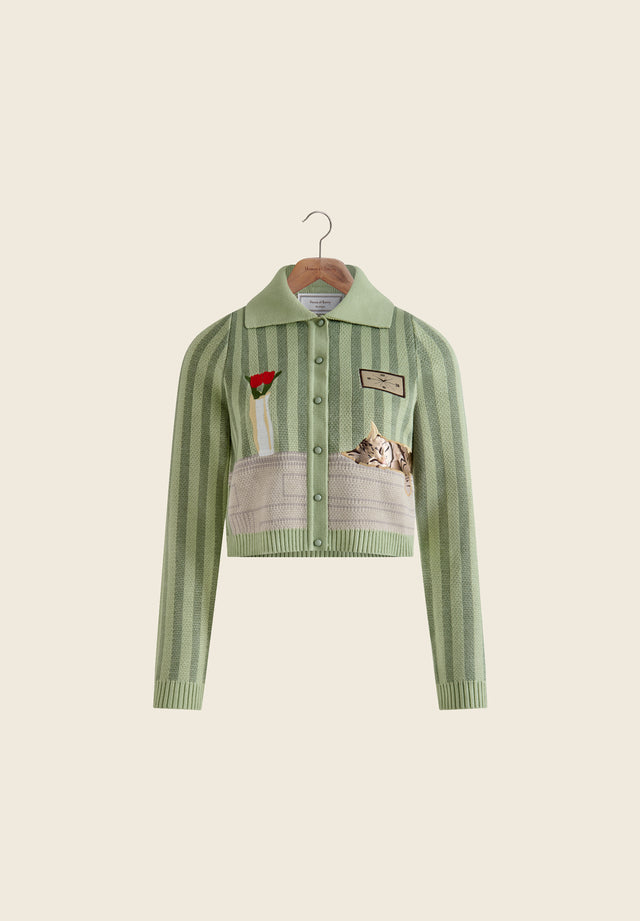 THE SLEEPY CAT CARDIGAN