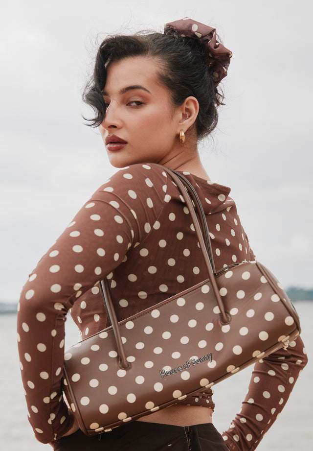POLKA DOT SHOULDER BAG