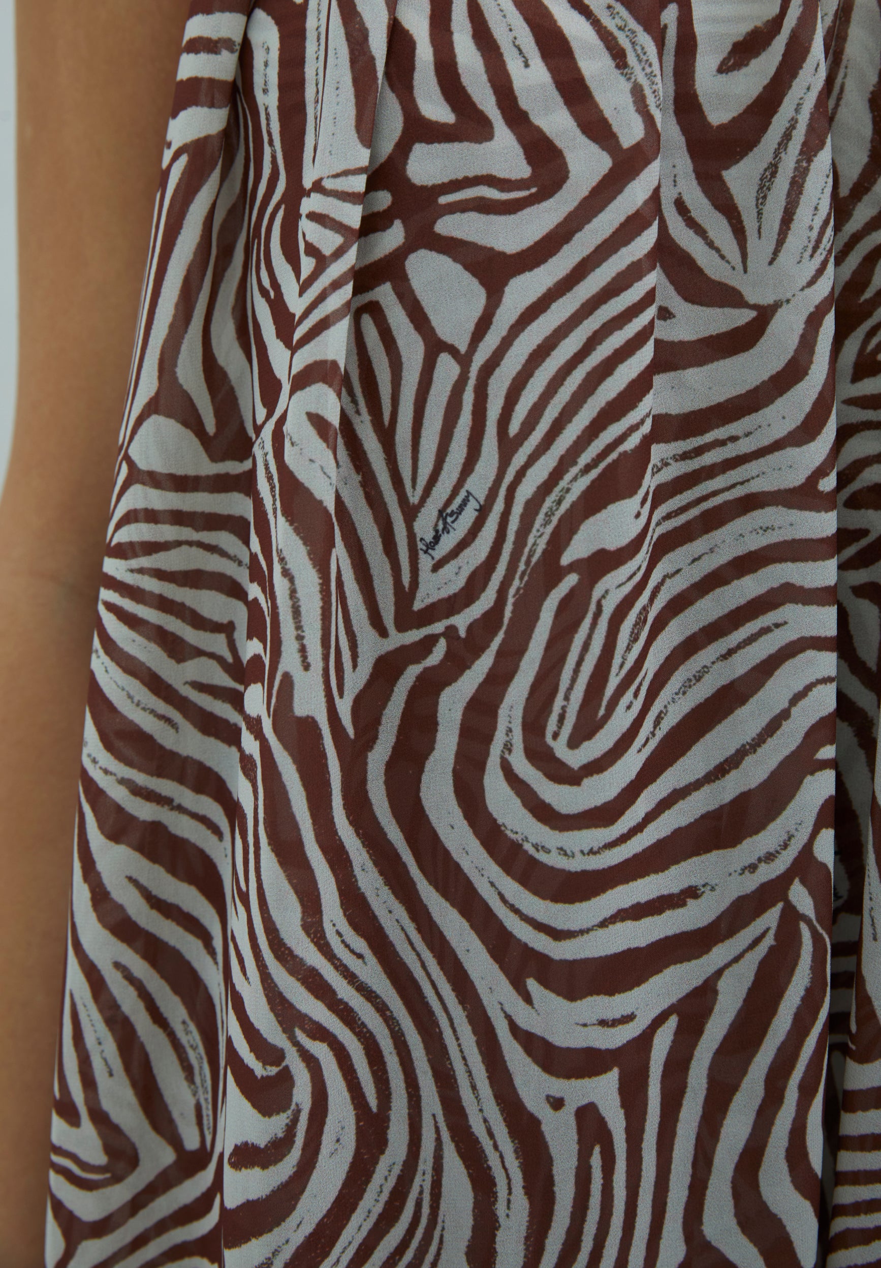 ZEBRA TRAPEZE DRESS