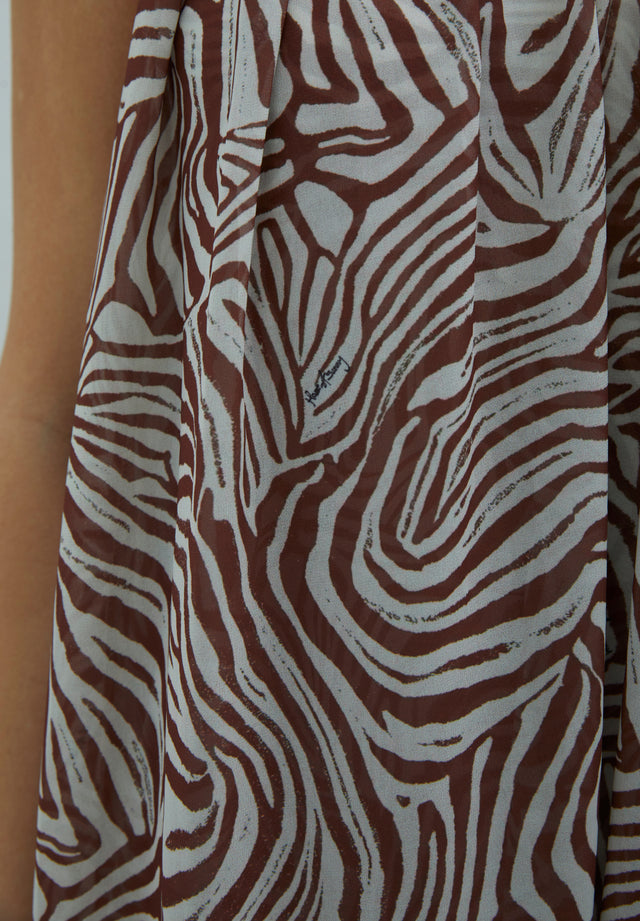 ZEBRA TRAPEZE DRESS
