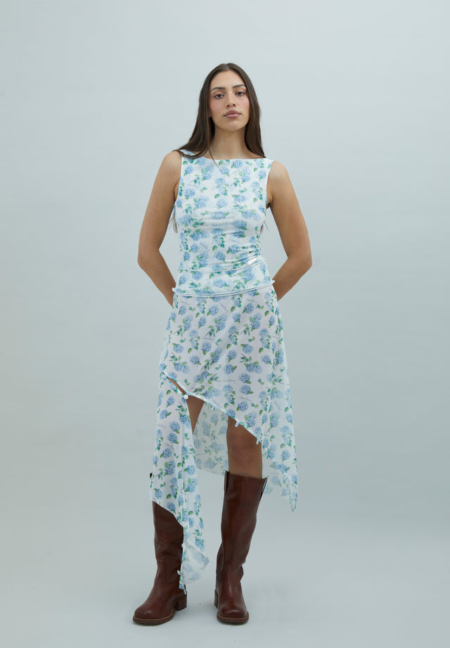 HYDRANGEA DOUBLE LAYER MESH TOP