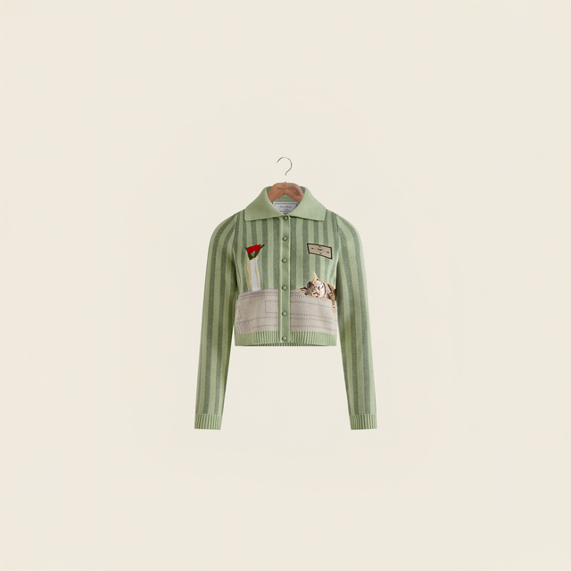 THE SLEEPY CAT CARDIGAN