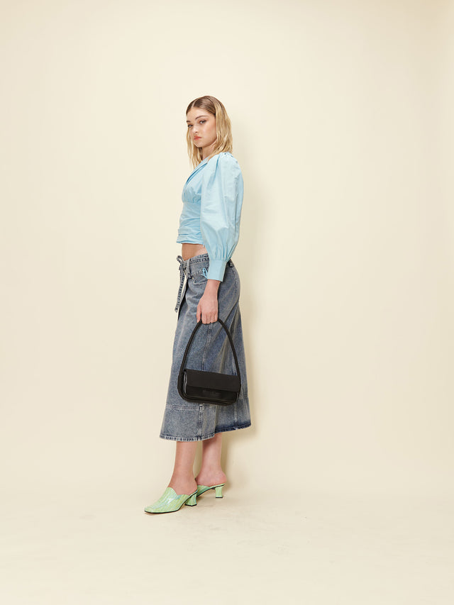 LOW RIDER DENIM SKIRT