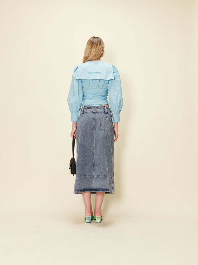 LOW RIDER DENIM SKIRT