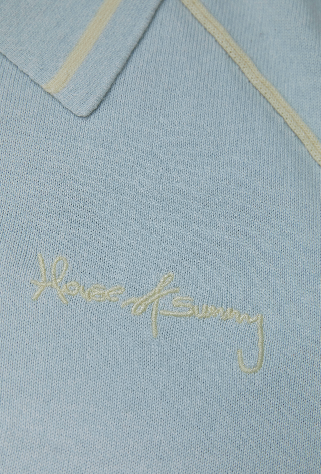 BUTTON DOWN KNITTED POLO