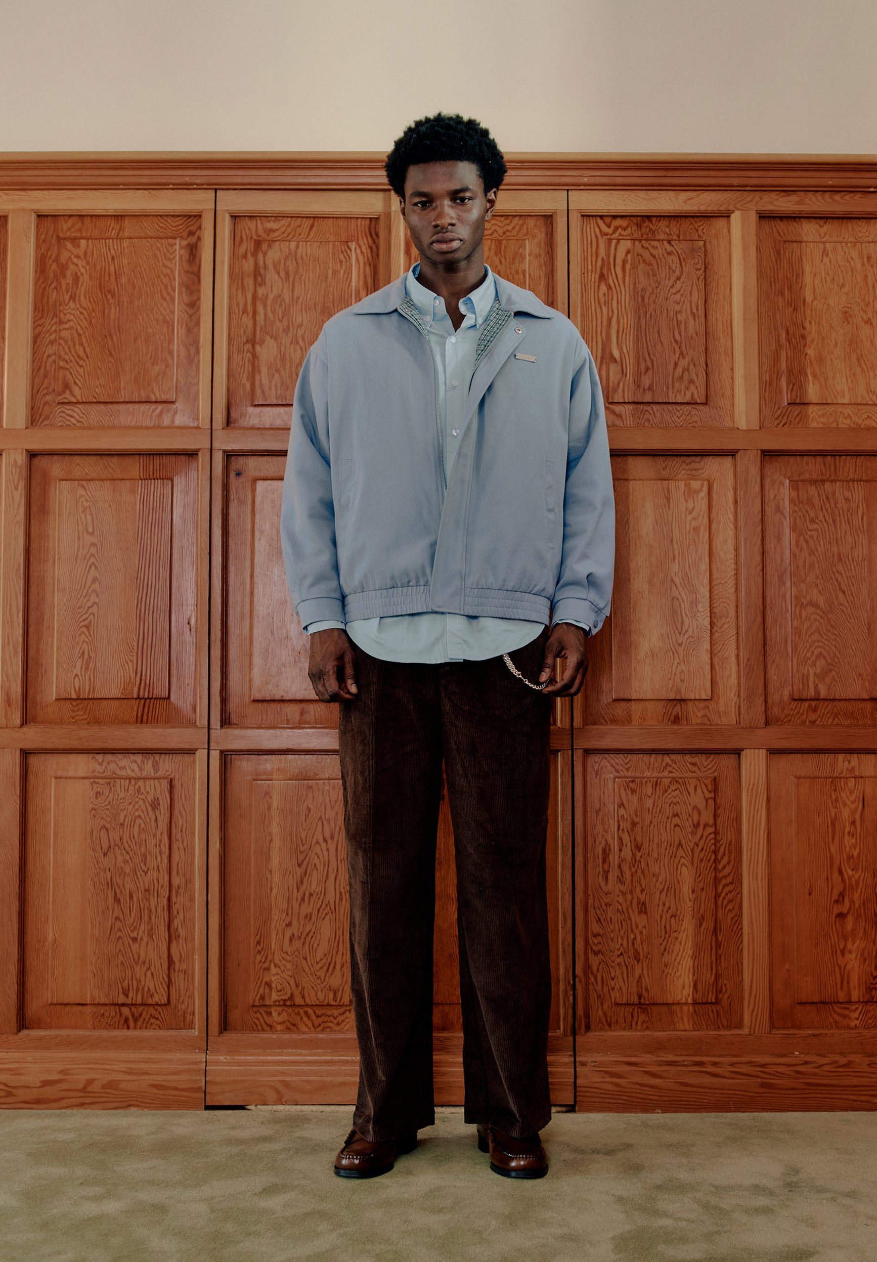 BABY CHECK HARRINGTON JACKET