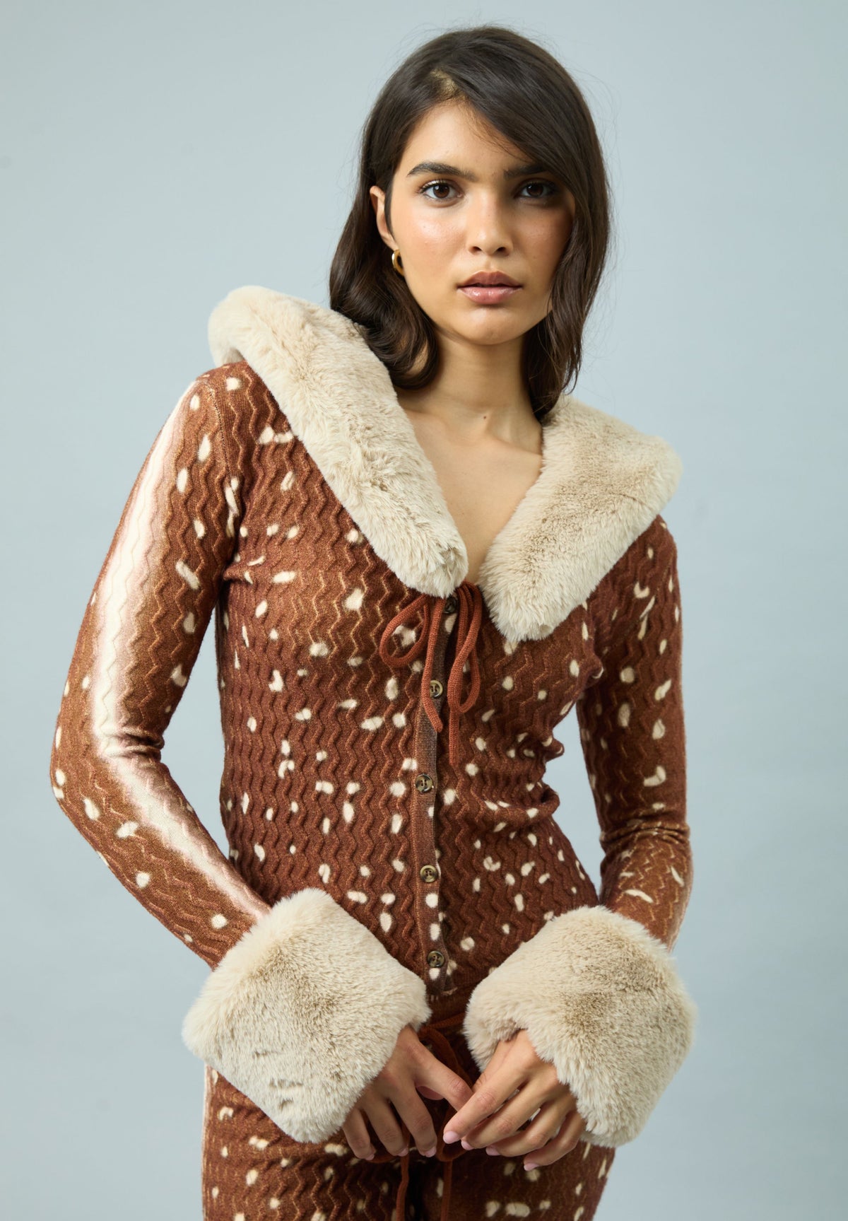 Bambi Fur Collar Peggy