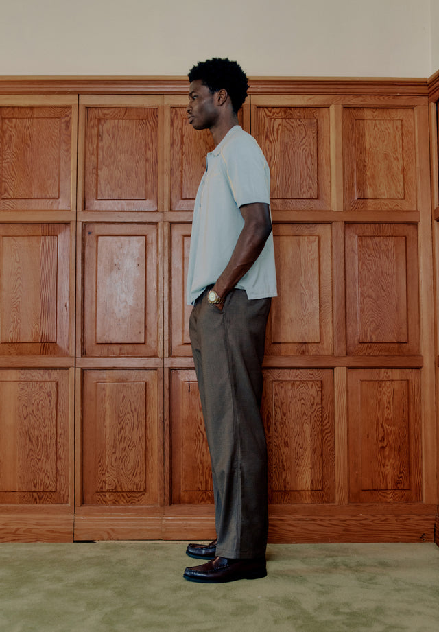 BUTTON DOWN KNITTED POLO