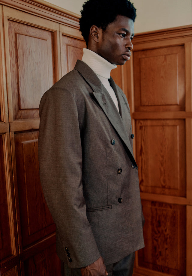 DOUBLE BREASTED SUIT JACKET