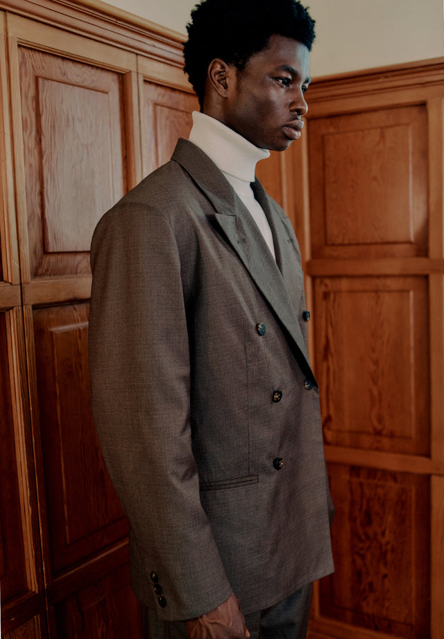 DOUBLE BREASTED SUIT JACKET