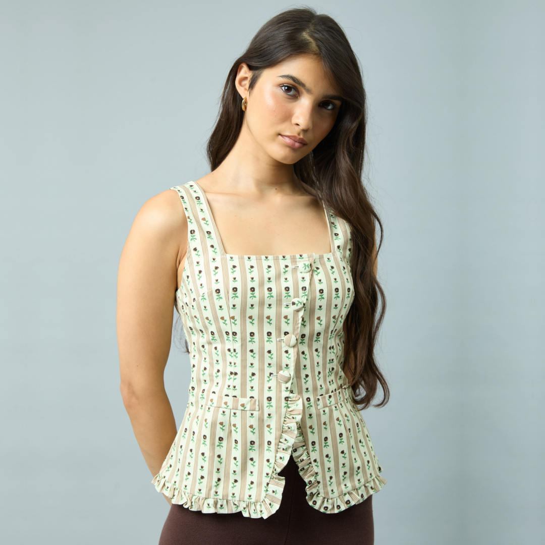 VINTAGE ROSE TOP