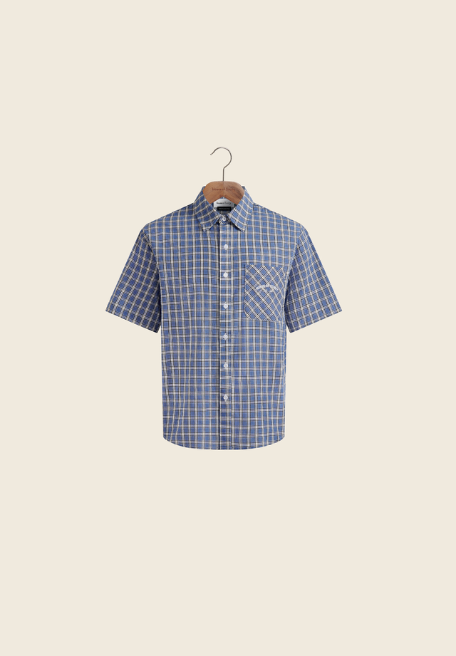 GRANDAD CHECK BUTTON DOWN