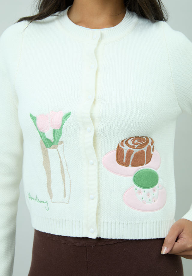 MATCHA-ING MY MOOD CARDIGAN