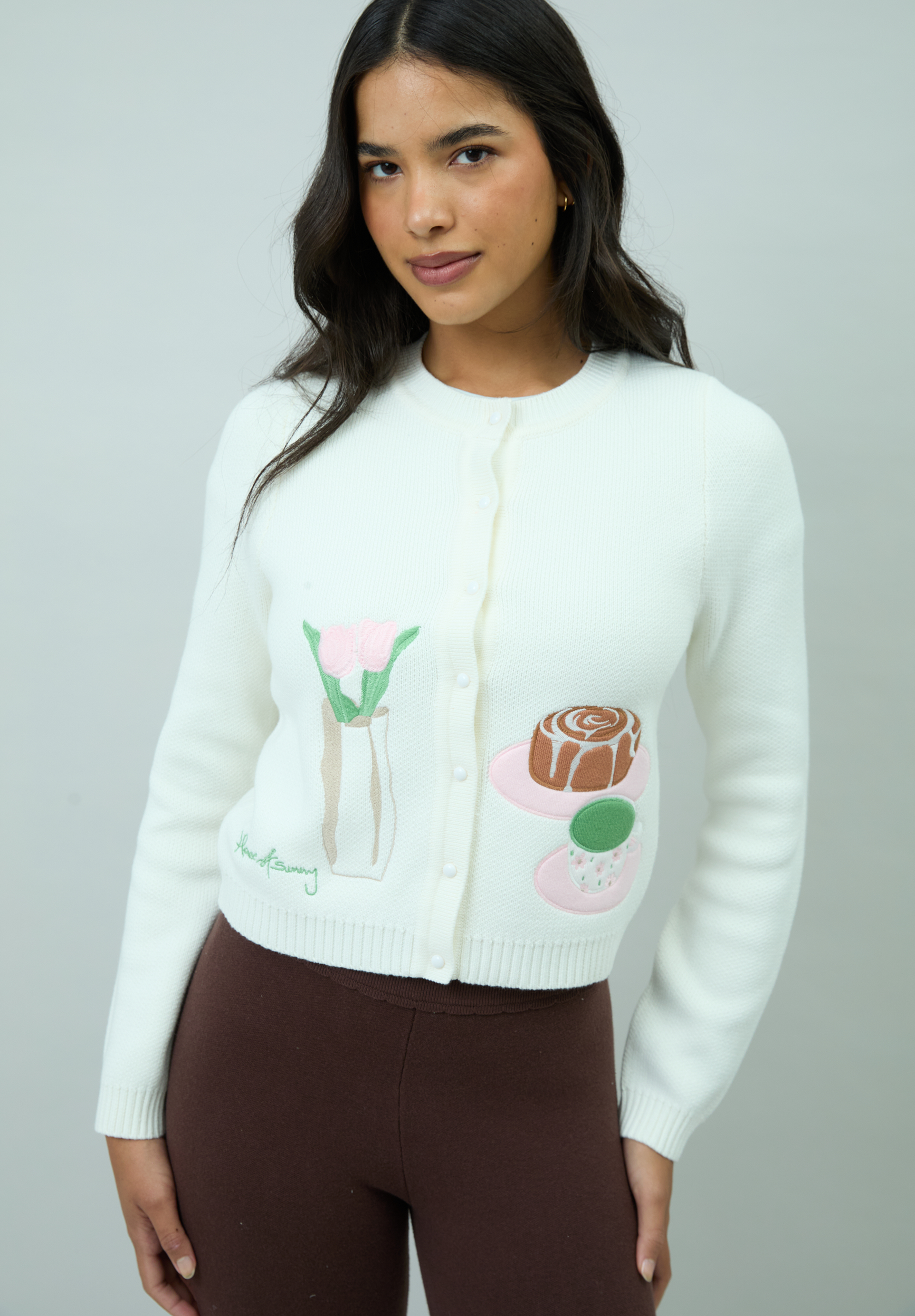 MATCHA-ING MY MOOD CARDIGAN