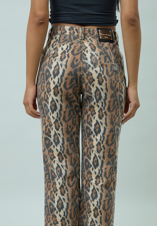 LEOPARD JESSIE DENIM