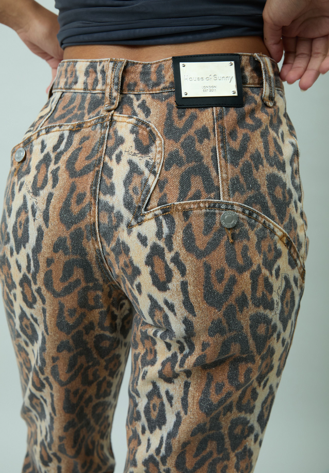 LEOPARD JESSIE DENIM