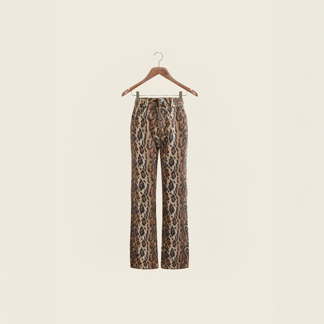 LEOPARD JESSIE DENIM