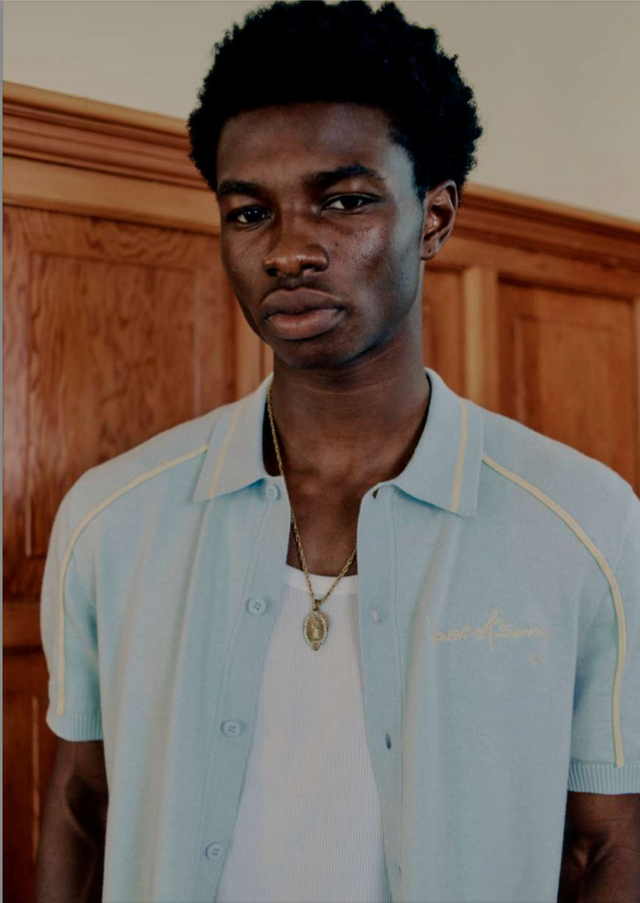 BUTTON DOWN KNITTED POLO