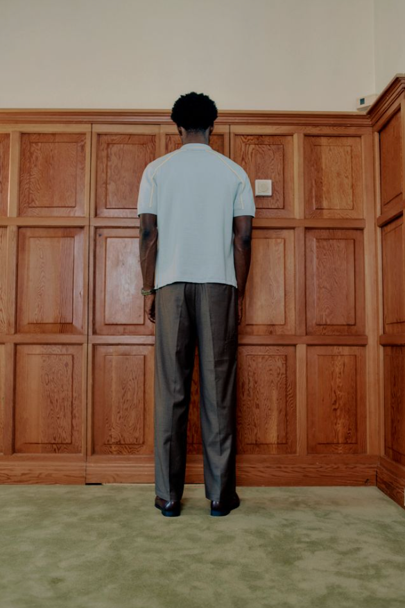 BUTTON DOWN KNITTED POLO