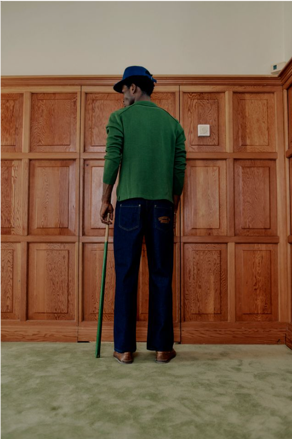 STRIPE KNITTED RUGBY SHIRT