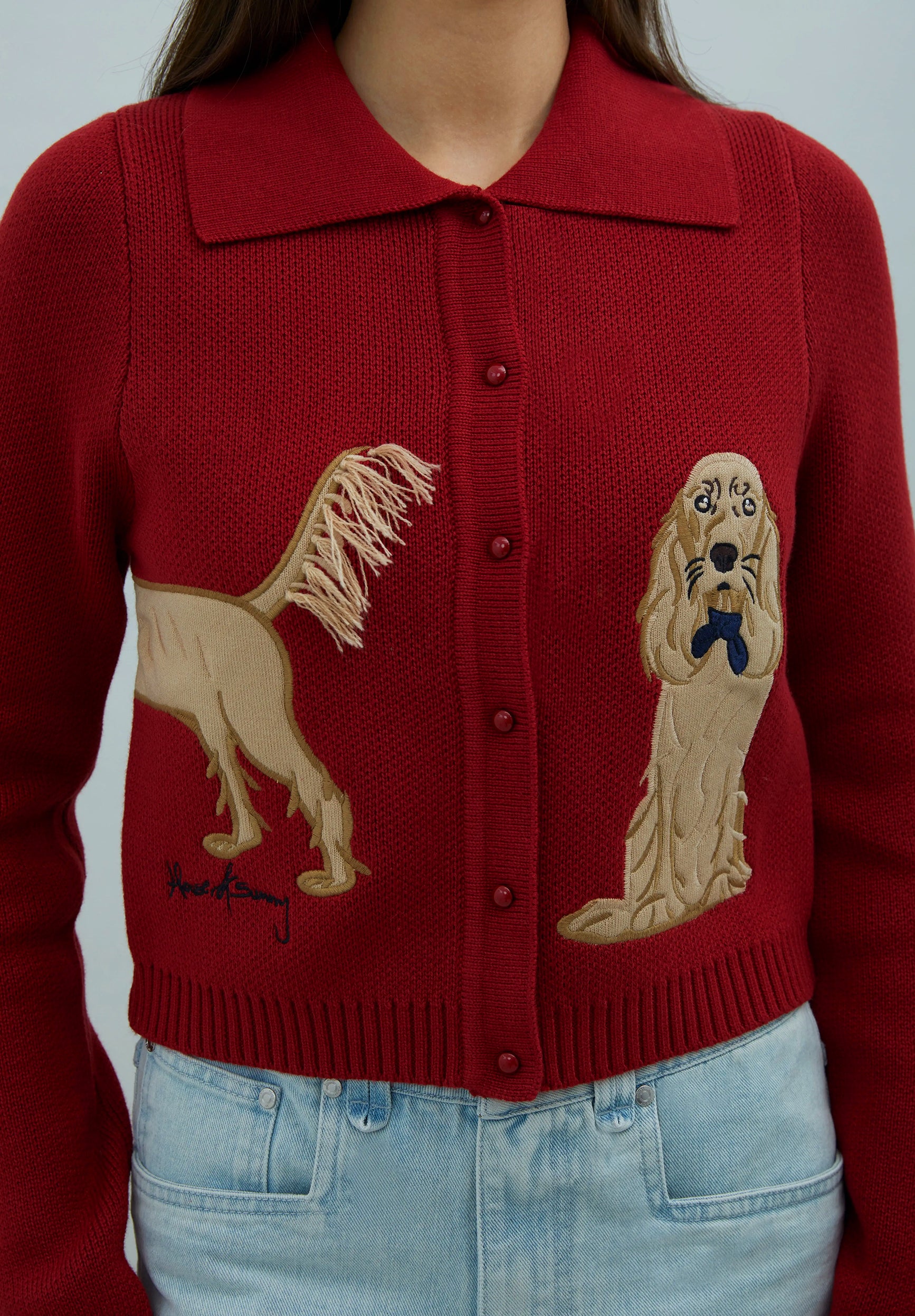 House of Sunny The Lady Tripper Cardigan | Dog Knit Women's Sweater