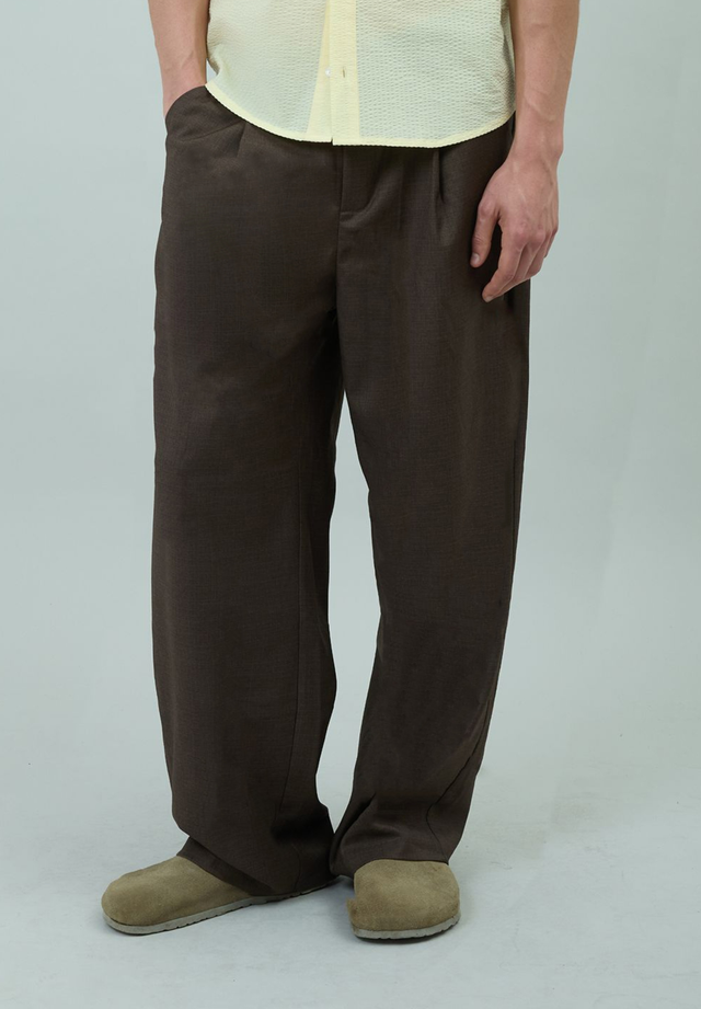 PLEATED SUIT TROUSER