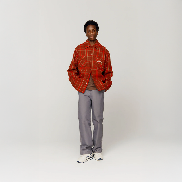HEAVY WEIGHT PLAID OVERSHIRT