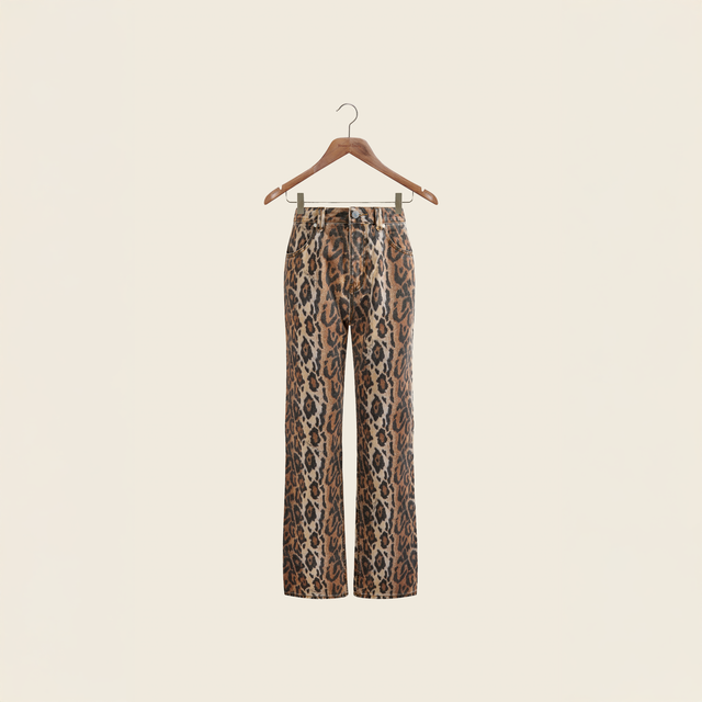 LEOPARD JESSIE DENIM